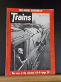 Trains Magazine 1955 April Case of the Reluctant 4-8-4 Burlington Salada steam