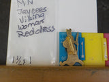 Jaycees Minnesota Viking Woman Red Dress Jaycee Women    PIN