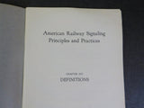 American Railway Signaling Principles and Practices Definitions Chap 14 1933