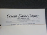 General Electric Company Supply Department Bulletin No V4783 1910 October Curren