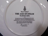 Plate The Age of Steam Majestic King by Colin Wright Royal Doulton p0026