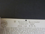 Souvenir Brochure New York Car Riders Association Inspection trip 1940