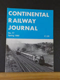 Continental Railway Journal #77 Spring 1989 Trnava Sugar Factory CP Narrow Gauge