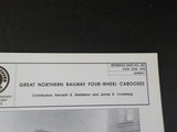 Great Northern Goat Reference Sheet #202 June 1993 Four wheel cabooses
