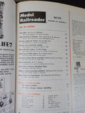 Model Railroader Magazine Complete year in MR blue binders 1973  12 issues