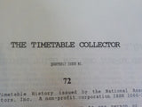 Timetable Collector #72 Winter 1996 Buffalo area