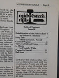 Midwestern Rails 1982 August-September Vol.9 No.5 Issue 80 Jackson Line rebuilt