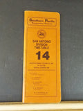 Southern Pacific Transportation Co Employee Timetable San Antonia Div #14 1983