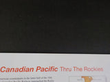 Canadian Pacific Thru the Rockies by Robert J. Yanosey Soft Cover Morning Sun Bo