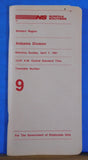 Norfolk Southern Railway System Employee Timetable #9 Alabama Division 1991
