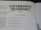 Locomotive Quarterly 1987 Fall Vol 11 #1 SP Central GA SP Spokane