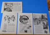 Ads Milwaukee Road Lot #11 Advertisements from various magazines (10)