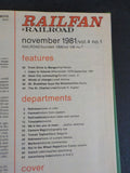 Railfan & Railroad Magazine Bound Volume 4 November 1981 - September 1983 Green