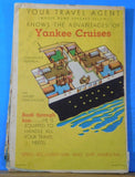 American Export Lines Yankee Cruises to the Entire Mediterranean 1937 Fold-Out B