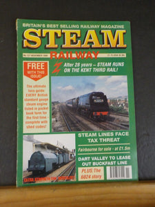 Steam Railway #127 1990 November STeam lines face tax threat  NO BOOKLET
