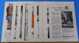 Ads Union Pacific Railroad Lot #23 Advertisements from various magazines (10)