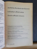 Amtliches Kursbuch Indicateur official Orario ufficiale 23. V25. IX. 1971 Sommer
