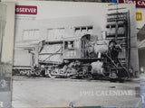 O&W Observer Ontario & Western Calendars (Lot of 7)  1988-2002 Various years