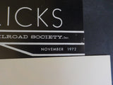 Wheel Clicks 1972 November Pacific Railroad Society Backstage with The Daylight