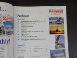 Airways Magazine 1998 March #25 Inaugural Monthly Edition Northwest Airlines Ams