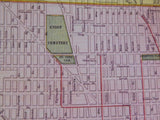 Map Milwaukee 1894 Rand McNally & Co Atlas of the World Reprint