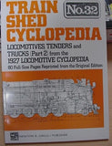 Train Shed Cyclopedia #32 1927 Locomotives Tenders