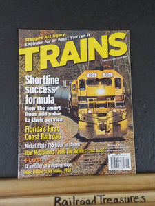 Trains Magazine 2006 June Shortline success formula FL 1st coast railroad NKP 76