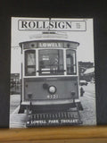 Rollsign Magazine of New England Transit News 1988 May June Lowell Park Trolley