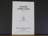 Racolene Cabling Straps No. 611 1957 July