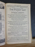 Pocket List of Railroad Officials #272 1962 4th quarter