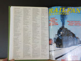 Railfan & Railroad Magazine Bound Volume 17  January - December 1998 Green