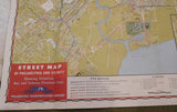 Map PTC Street and & Transit Map of Philadelphia #14 1954 New Enlarged Version