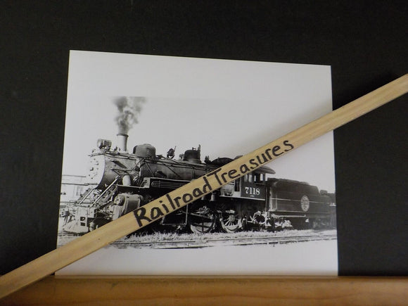 Photo Atlantic Coast Line Railroad Locomotive #7118 Tampa FL 8 X 10 B&W