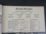 Railroad Magazine 1972 September Chicago & North Western Roster Guatemala Steam