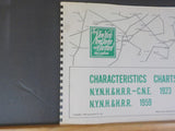 Characteristics Charts NYNH&H - CNE 1923 NYNH&H 1959 Spiral bound 1978 Oversize