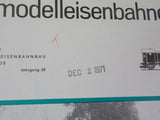 Der Modelleisenbahner 1971 Oktober Trade journal for model railroaders