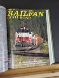 Railfan & Railroad Magazine Bound Volume 14  January - December 1995 Green