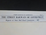 Transportation Bulletin #45 The Street Railways of Connecticut