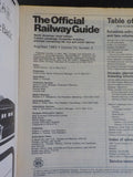 Official Railway Guide 1983 August September North American travel editio