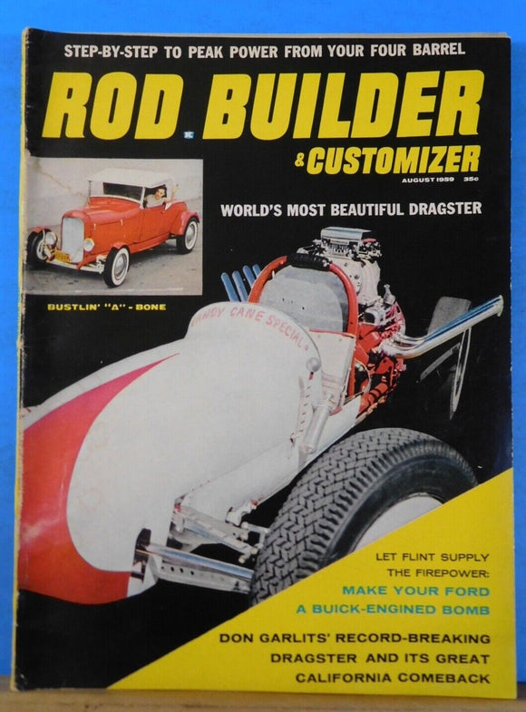 Rod Builder & Customizer 1959 August World’s Most Beautiful Dragster