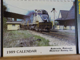 Anthracite Railroads Historical Society Calendars  Lot of 3 1984  1989  2000