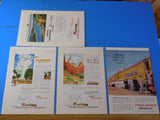 Ads Union Pacific Railroad Lot #40 Advertisements from various magazines (10)