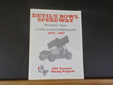 Outlaw series 1997 Souvenir Racing Program 25th Anniversary Devil’s Bowl Speedwa