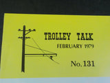 Trolley Talk #131 1979 February Toronto Transit Commission car 4000. SEPTA