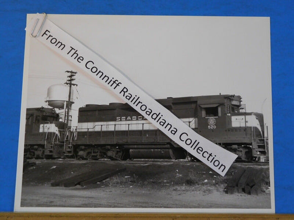 Photo Seaboard Coast Line Locomotive #520 8X10 B&WRaleigh NC
