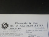 Chesapeake and Ohio Historical Newsletter 1983 Dec C&O Chasing Buckingham Local