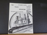 TTOS Bulletin Vol 7 #2 1972 February Toy Train Operating Society Lionel Train