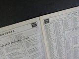 Burlington Route System Public Timetable 1954 October-1955 April