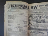 Railroad Magazine 1941 May Lincoln Pin L&A locos Logging PM    Damaged