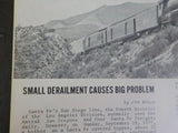 Wheel Clicks 1977 November Pacific Railroad Society Small Derailment Causes Big